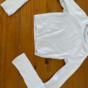 Teen White Long Sleeve Shirt